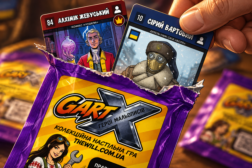 Гра "GartX" mini-бустер (3 карти) Гра "GartX" mini-бустер (3 карти) фото