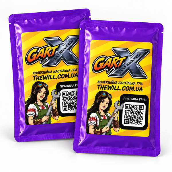Гра "GartX" 2 бустери по 8 карт (16 карт) Гра "GartX" 2 бустери (2х8 карт) фото